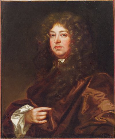 Ritratto di un gentiluomo in una veste marrone da Peter Lely