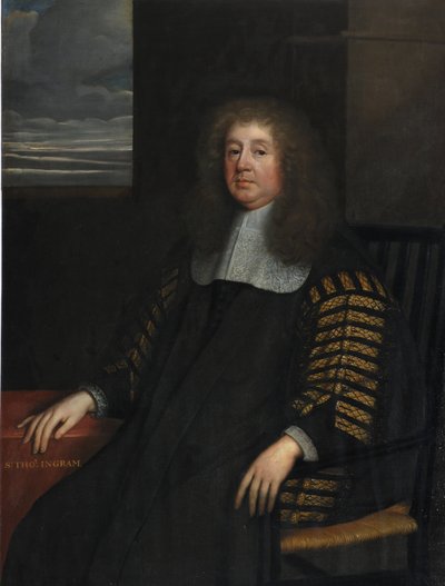 Sir Thomas Ingram, Cancelliere del Ducato di Lancaster da Peter Lely