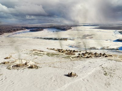 Durrington Walls, Wiltshire, c. 2500 a.C. da Peter Lorimer