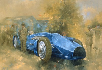 Bluebird a Brooklands da Peter Miller
