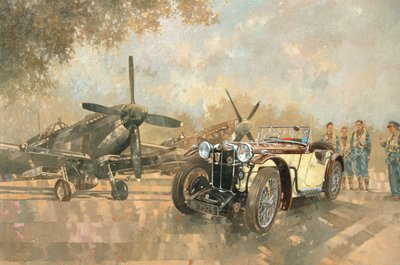 Cream Cracker MG 4 Spitfires da Peter Miller