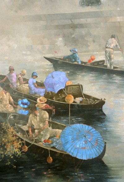 Punts sul Wey a Brooklands da Peter Miller