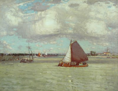 Un fiume olandese, c.1904 da Peter Moffat Lindner