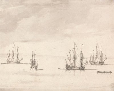 Navi da guerra al largo di Sheerness da Peter Monamy