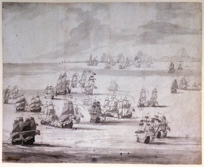La Battaglia di Capo Passaro da Peter Monamy