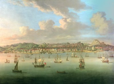 La Flotta Britannica che Entra nel Porto di Lisbona da Peter Monamy