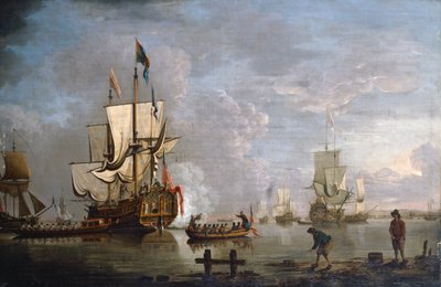 Il Colpo del Mattino: HMS Peregrine al Largo di Rochester da Peter Monamy