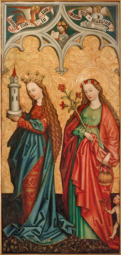 Le sante Barbara e Dorotea da Peter Murer
