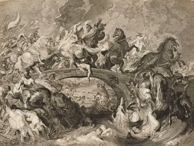 Battaglia delle Amazzoni da Peter Paul (after) Rubens