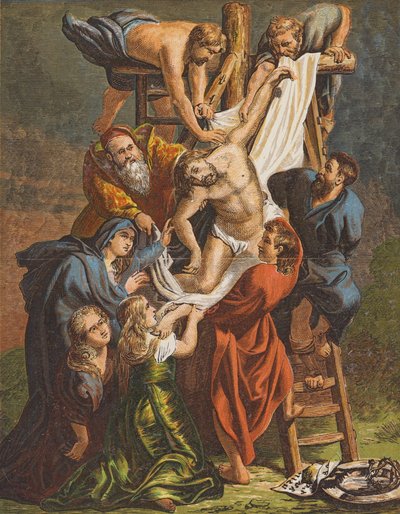 Discesa di Gesù Cristo dalla croce da Peter Paul (after) Rubens