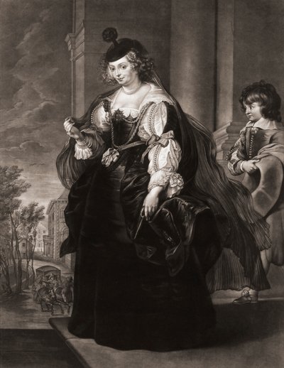 Helena Fourment o Helene Fourment. Ritratto. da Peter Paul (after) Rubens