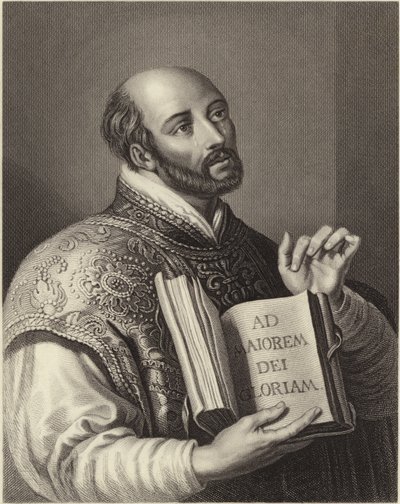 Ignazio di Loyola (incisione) da Peter Paul (after) Rubens
