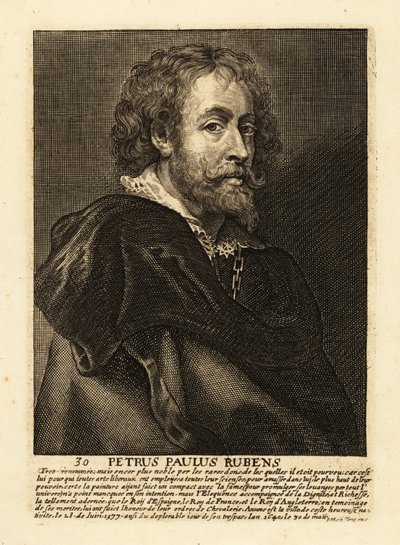 Ritratto di Sir Peter Paul Rubens, artista e diplomatico fiammingo da Peter Paul (after) Rubens