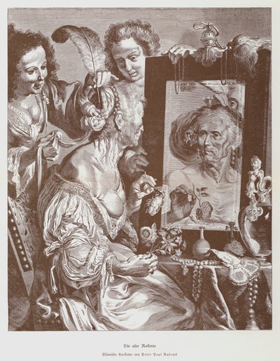 La vecchia civetta, c1630 da Peter Paul (after) Rubens