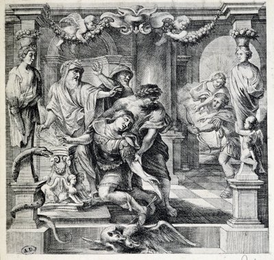 La morte di Achille, dopo Pierre Paul Rubens da Peter Paul (after) Rubens