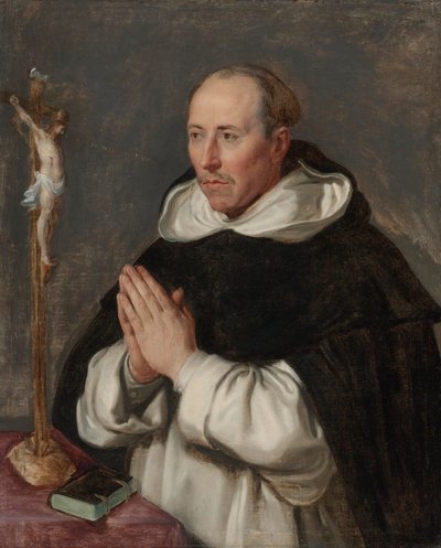 Un monaco in preghiera, ritratto presunto di San Tommaso d