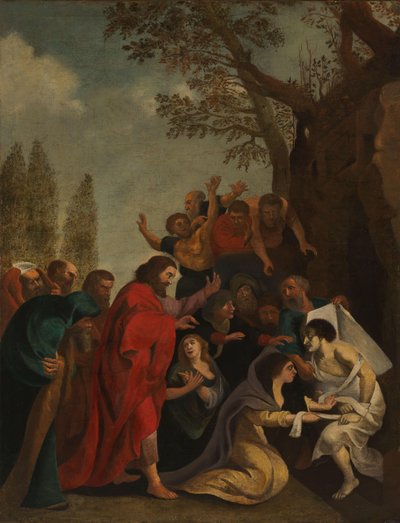 La resurrezione di Lazzaro da Peter Paul Rubens (after)