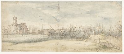 Veduta del Castello Crayenhof a Zwijndrecht, 1606 da Peter Paul Rubens (attributed to)