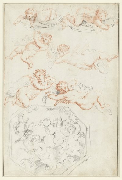 Studi di putti da Peter Paul Rubens (possibly)