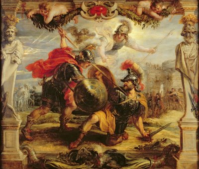 Achille sconfigge Ettore, 1630-32 da Peter Paul Rubens