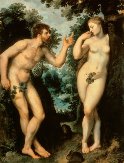 Adamo ed Eva sotto l