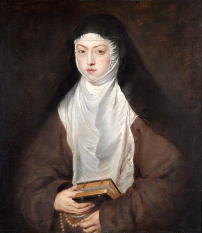 Ana Dorotea, figlia di Rodolfo II, una suora nel convento delle Descalzas Reales, Madrid da Peter Paul Rubens
