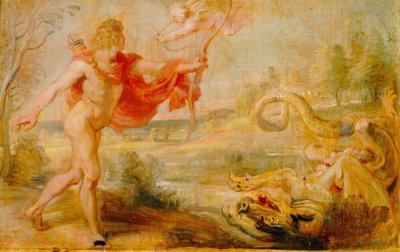 Apollo uccide il serpente Pitone da Peter Paul Rubens
