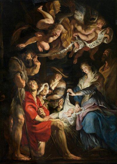 Nascita di Cristo, Adorazione dei pastori da Peter Paul Rubens