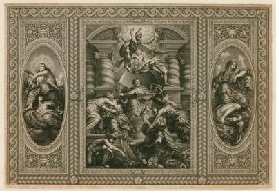 Soffitto della Banqueting House a Whitehall da Peter Paul Rubens