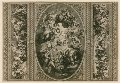 Soffitto della Banqueting House a Whitehall da Peter Paul Rubens
