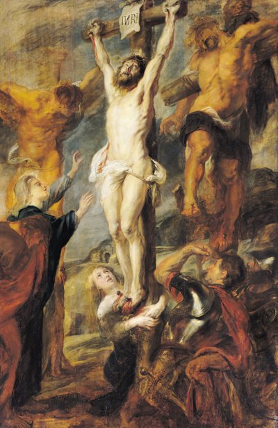Cristo tra i due ladroni, c.1635 da Peter Paul Rubens