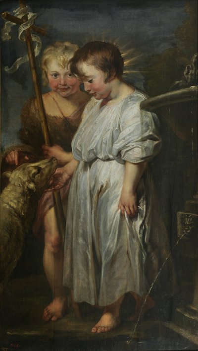 Cristo e Giovanni Battista da bambini da Peter Paul Rubens
