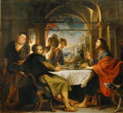 Cristo a Emmaus da Peter Paul Rubens