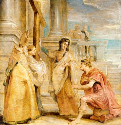 Costantino adora la Vera Croce da Peter Paul Rubens