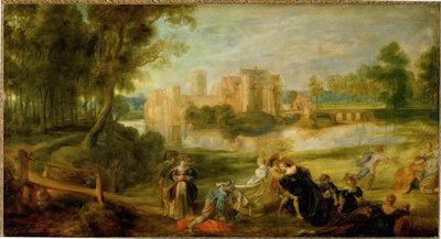 Il parco del castello da Peter Paul Rubens