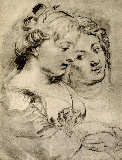 Studio dettagliato su due ragazze da Peter Paul Rubens