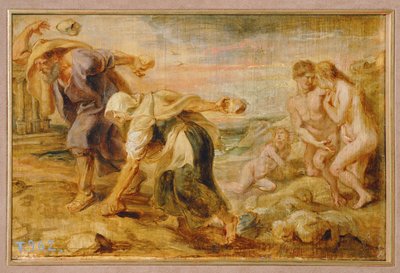 Deucalione e Pirra, creatori dell