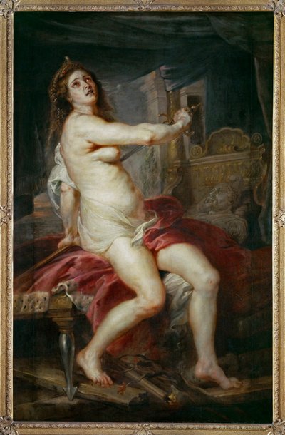 La morte di Didone (dipinto su tela) da Peter Paul Rubens