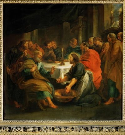 La lavanda dei piedi da Peter Paul Rubens