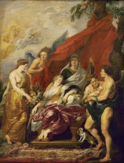 La nascita di Luigi XIII da Peter Paul Rubens