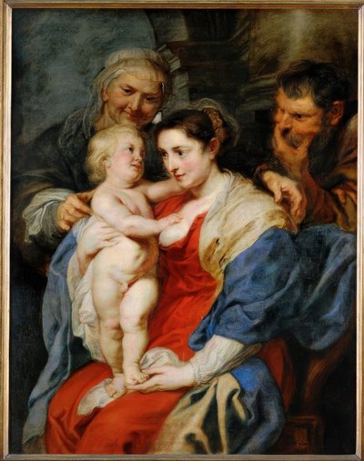 La sacra famiglia con Sant