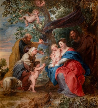 La Sacra Famiglia sotto un melo da Peter Paul Rubens