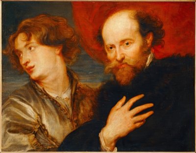 Doppio ritratto idealizzato di van Dyck e Rubens da Peter Paul Rubens