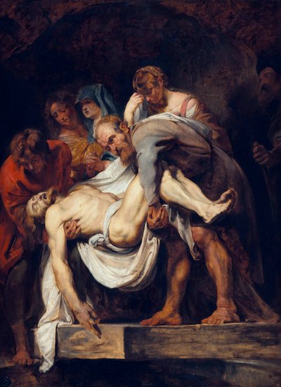 Francese:  La sepoltura La sepoltura da Peter Paul Rubens