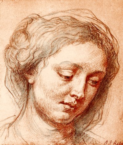 Testa di ragazza da Peter Paul Rubens