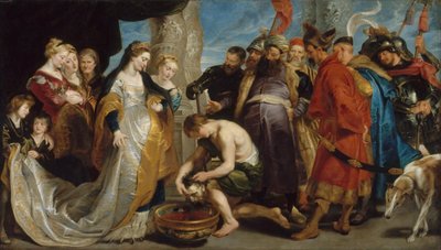 Testa di Ciro portata alla regina Tomyris da Peter Paul Rubens