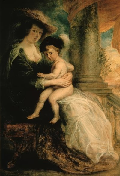 Helene Fourment con il suo primogenito Frans da Peter Paul Rubens
