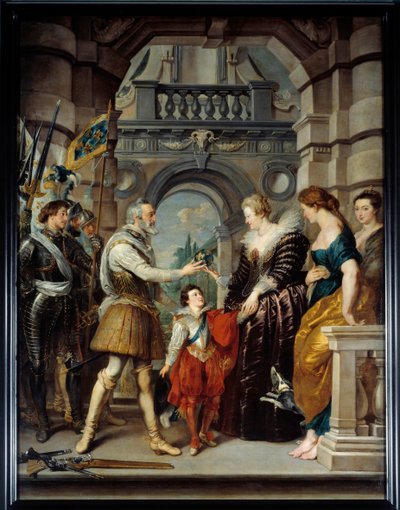Enrico IV (1543-1610) partì per la guerra di Germania e affidò alla regina Maria de