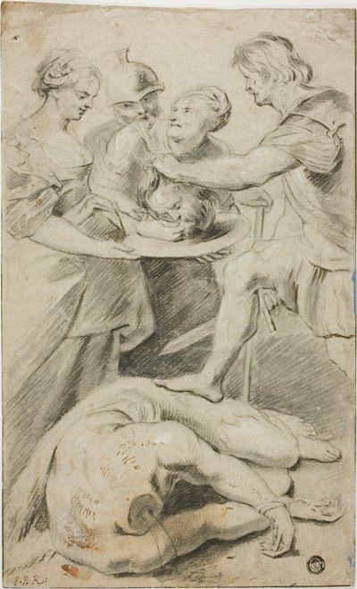 Erodiade Riceve la Testa di San Giovanni Battista da Peter Paul Rubens