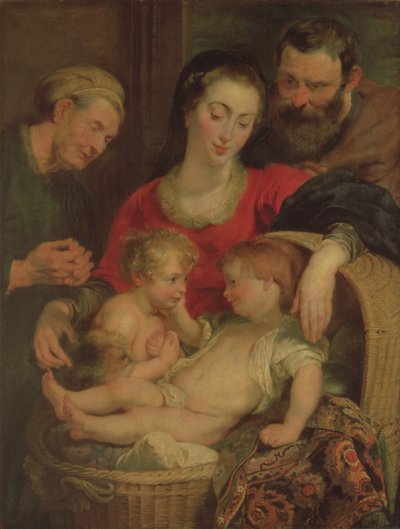 Sacra Famiglia del Cestino da Peter Paul Rubens